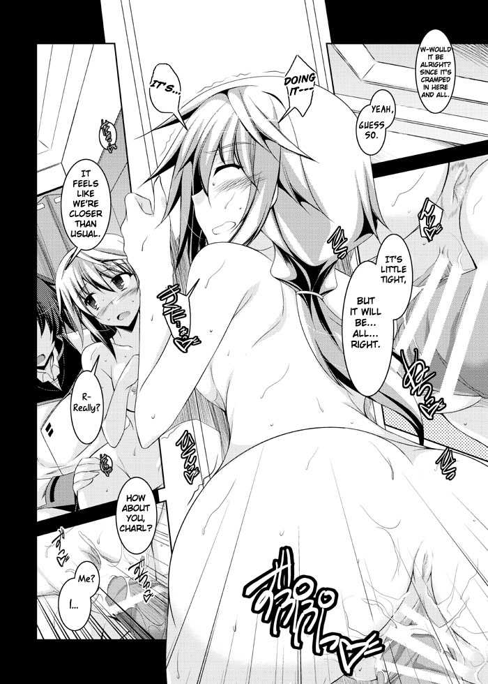 [ELHEART'S (Ibuki Pon)] "Choudokyuu no Touhenboku" na Ichika ga Charl to Shichakushitsu de ○○ suru Kobanashi | Story About What Ichika,One of the Most Dense Oaf Ever,and Charl did in the Fitting Room (IS <Infinite Stratos>) [English] [Stark_] [Incomplete] - Page 4