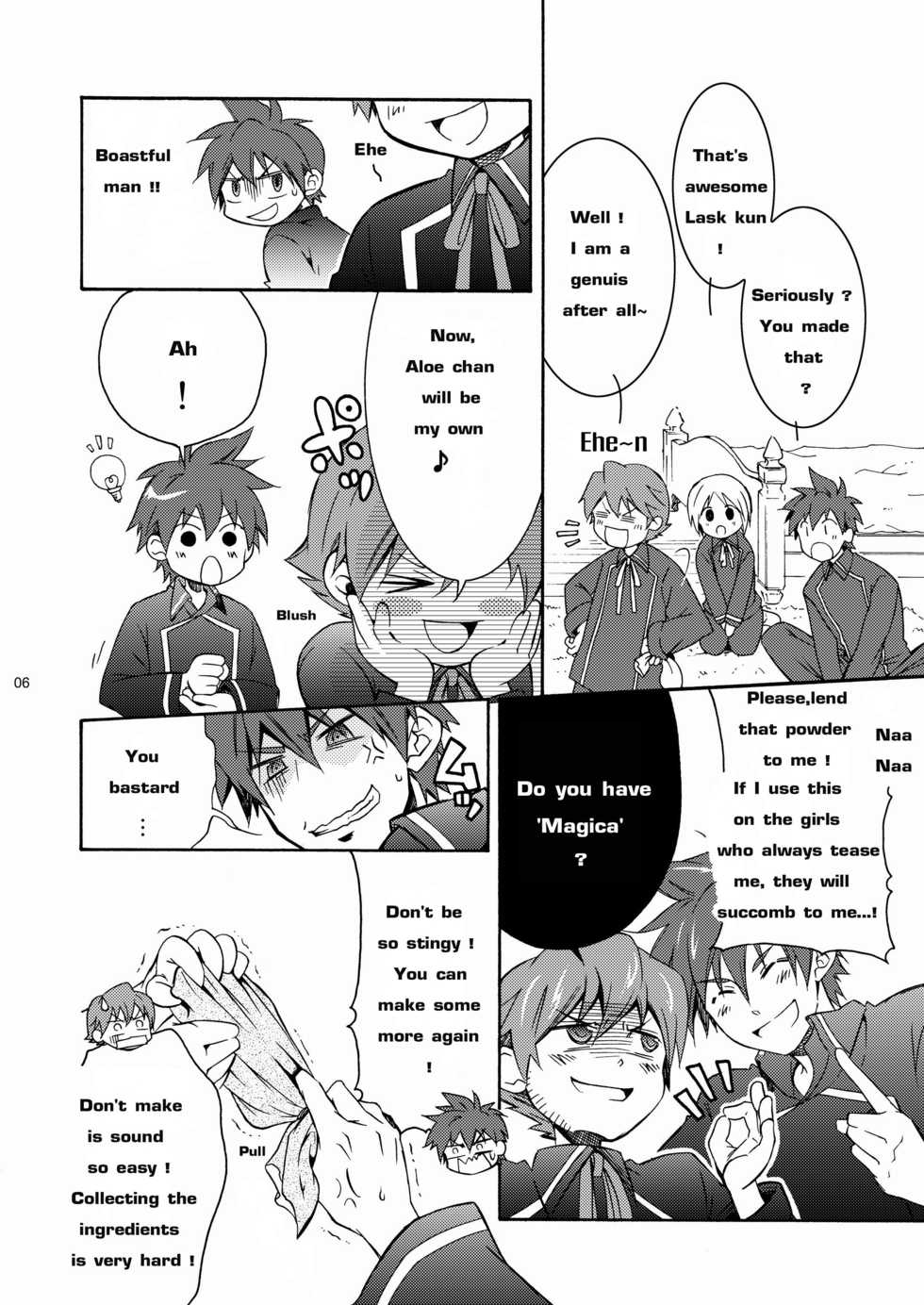 [Panda 4gou (Shimaki Yousuke)] Leon ga Uke na Hon (Quiz Magic Academy) [English] [Leafkun] [Digital] - Page 5