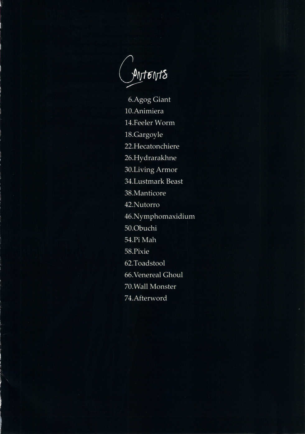 (C82) [DA HOOTCH (Various)] Bestiary II -Monster Daihyakka- - Page 5