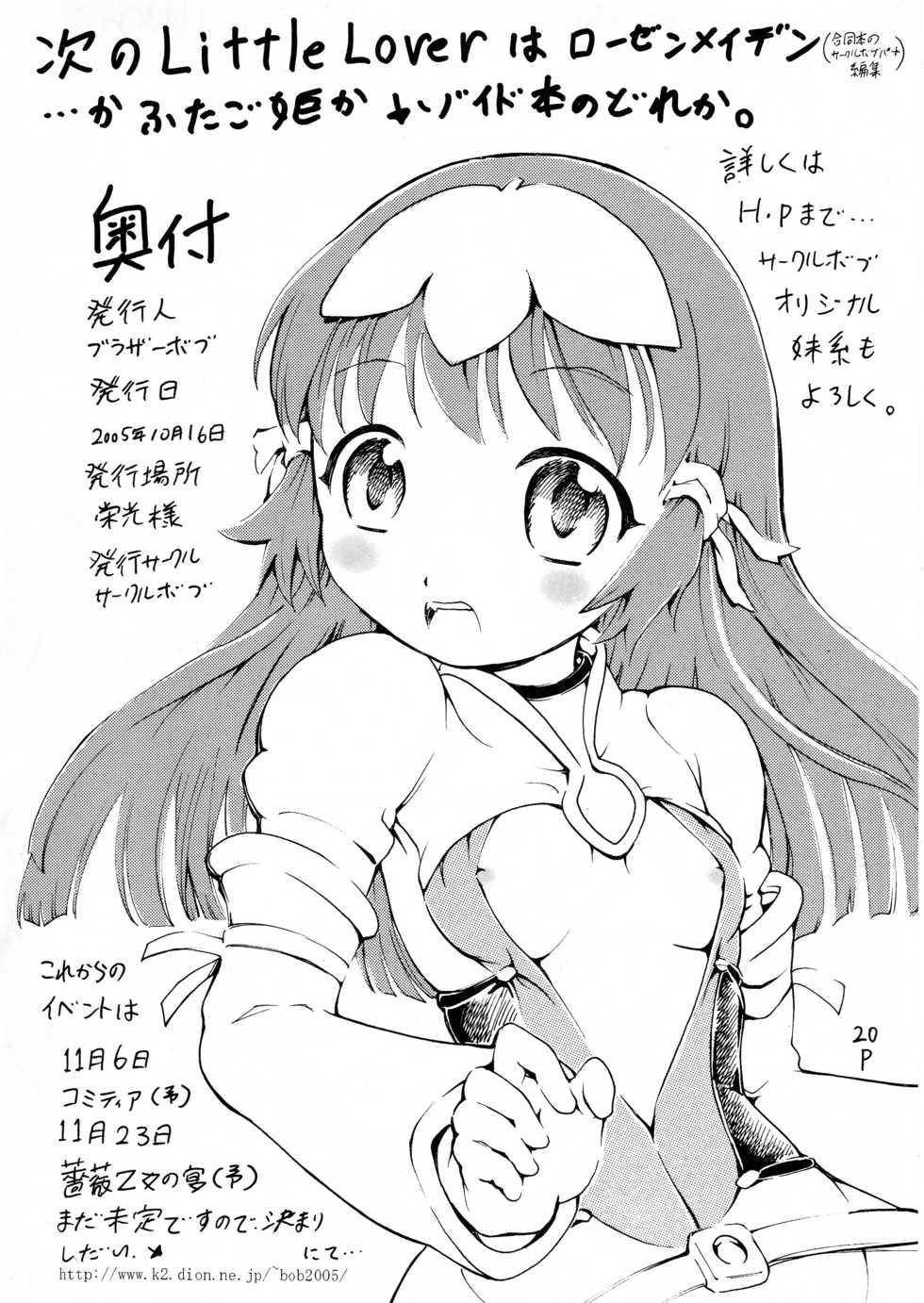 (Puniket 12) [circle bob (brother bob)] Little Lover 2 (Futari wa Precure) - Page 13