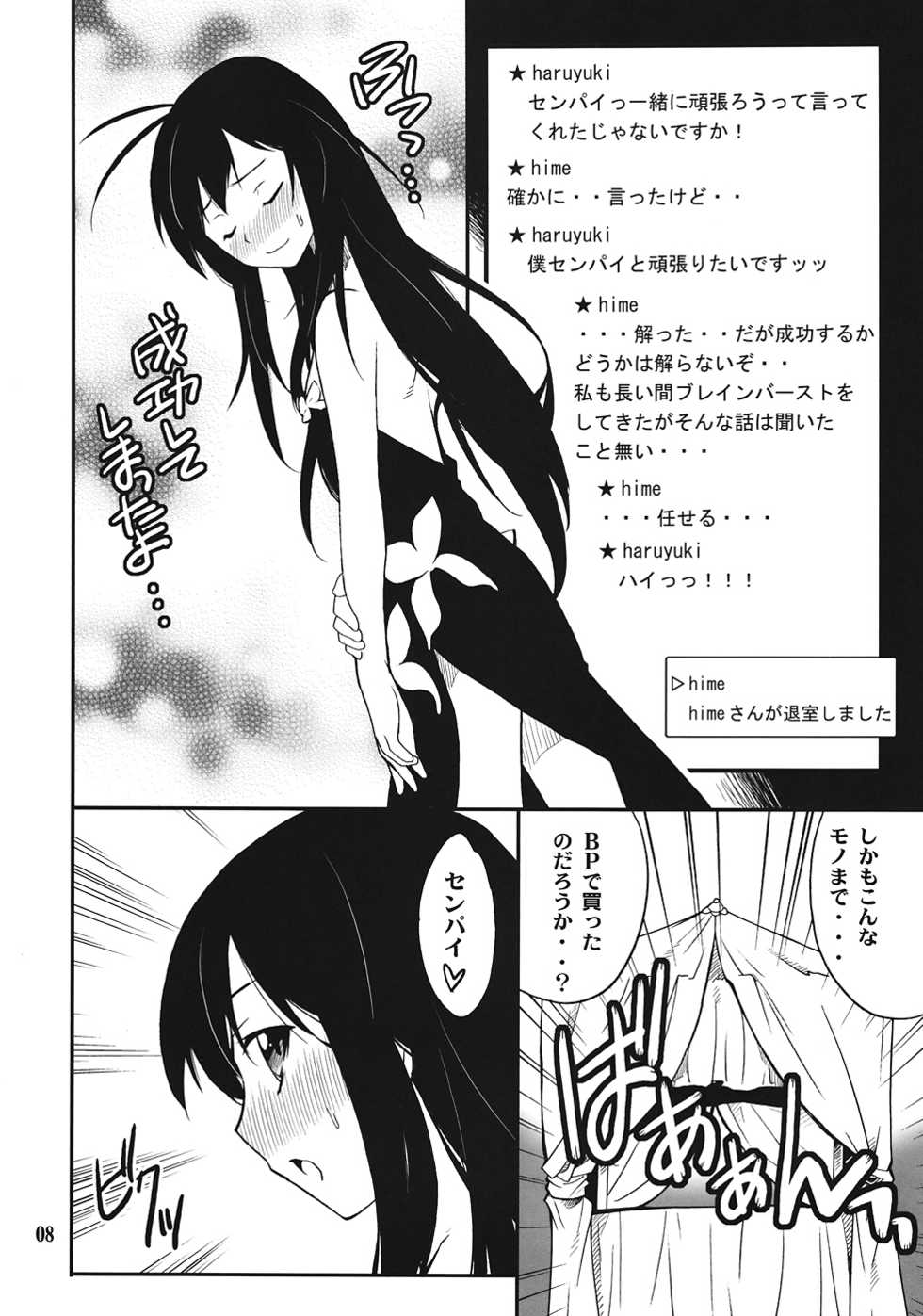 (C82) [P-FOREST (Hozumi Takashi)] Another World ~Sukitokimetokiss~ (Accel World) - Page 7