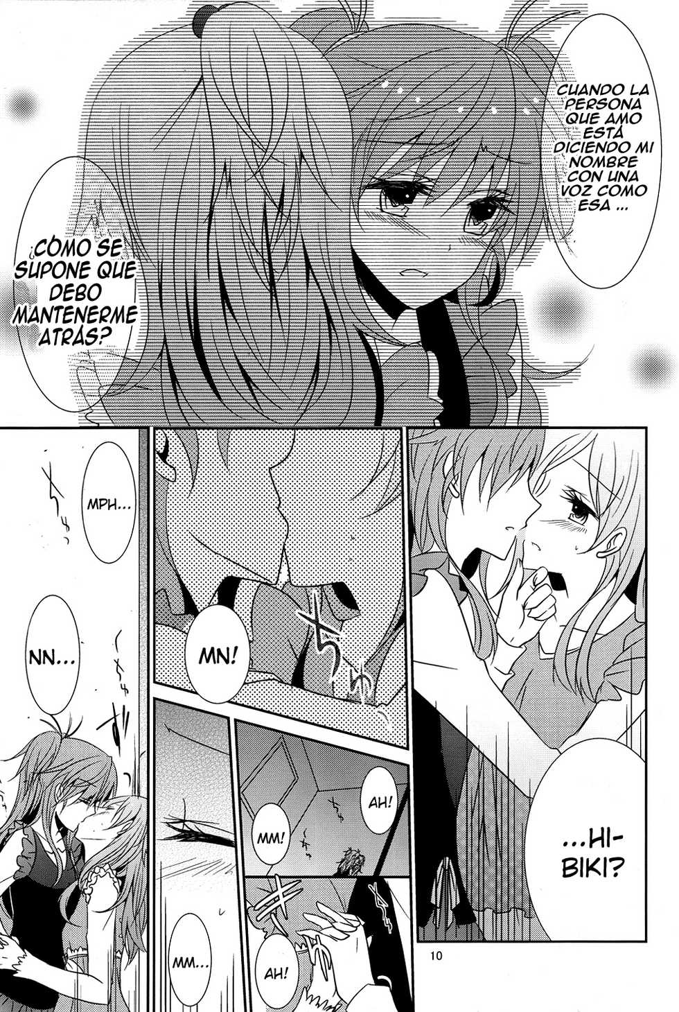 (COMIC1☆5) [434NotFound (isya)] Flow Beat (Suite PreCure♪) [Spanish] - Page 11