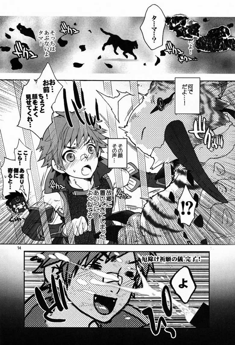 (C82) [Kon'na Tokoro no Kin'niku made Kitaeru nante... (Sugoi Kin'niku)] Monmonhanhan extra (Monster Hunter) - Page 13
