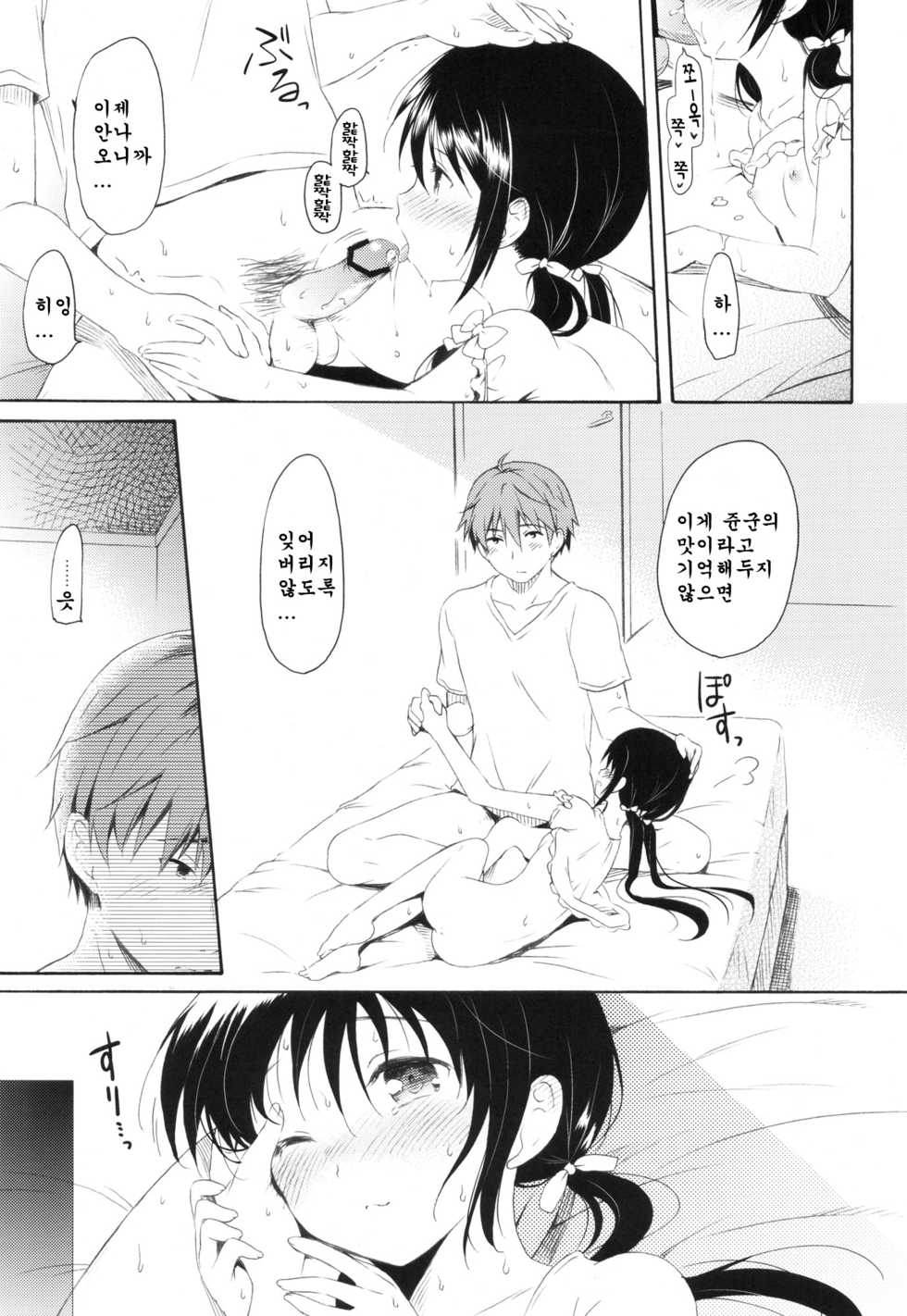 (C82) [Panda ga Ippiki. (Komizu Miko)] Shunka - Watashi to Ani no Natsuyasumi [Korean] - Page 25