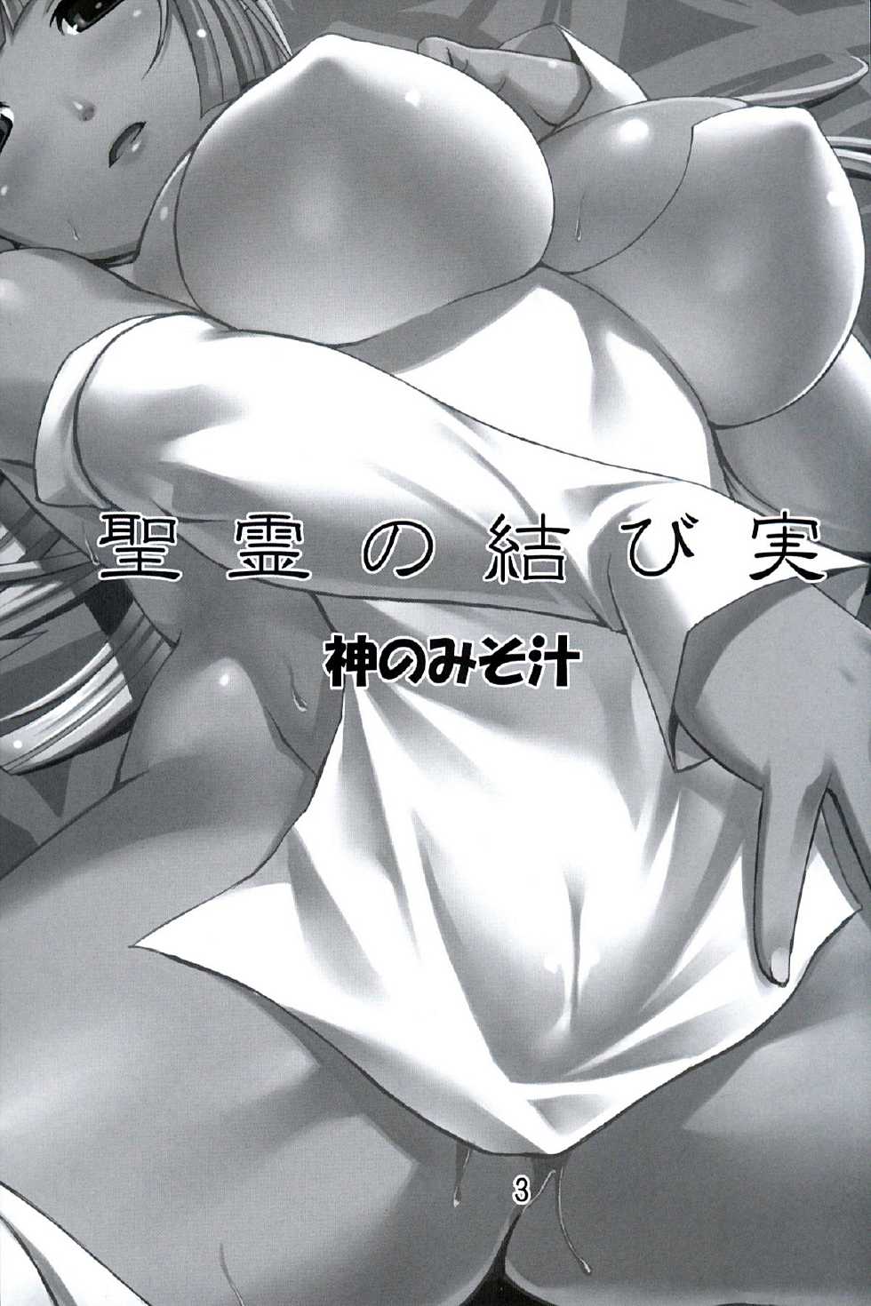 (Misono Jogakuen Bunkasai) [Kami No Misosiru (Misao)] Seirei No Musubimi (Arcana Heart) - Page 2