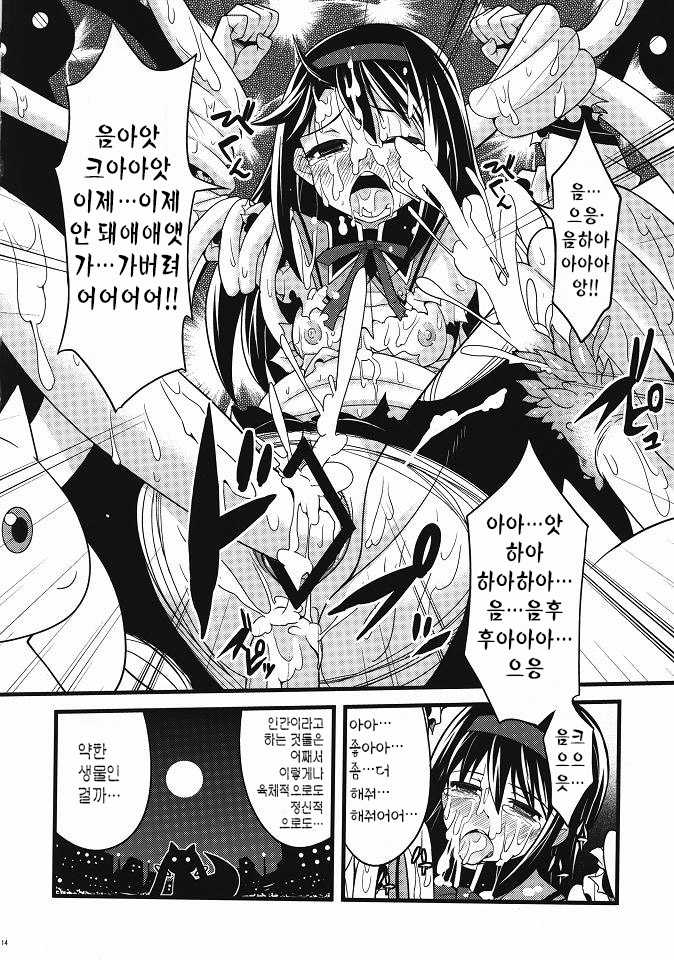 (C80) [Shitsuji no Kumaana (Shitsuji Kuma)] Homujoku Ochita Mahou Shoujo | 호무 능욕 무너버린 마법소녀 (Puella Magi Madoka Magica) [Korean] [Project H] - Page 13