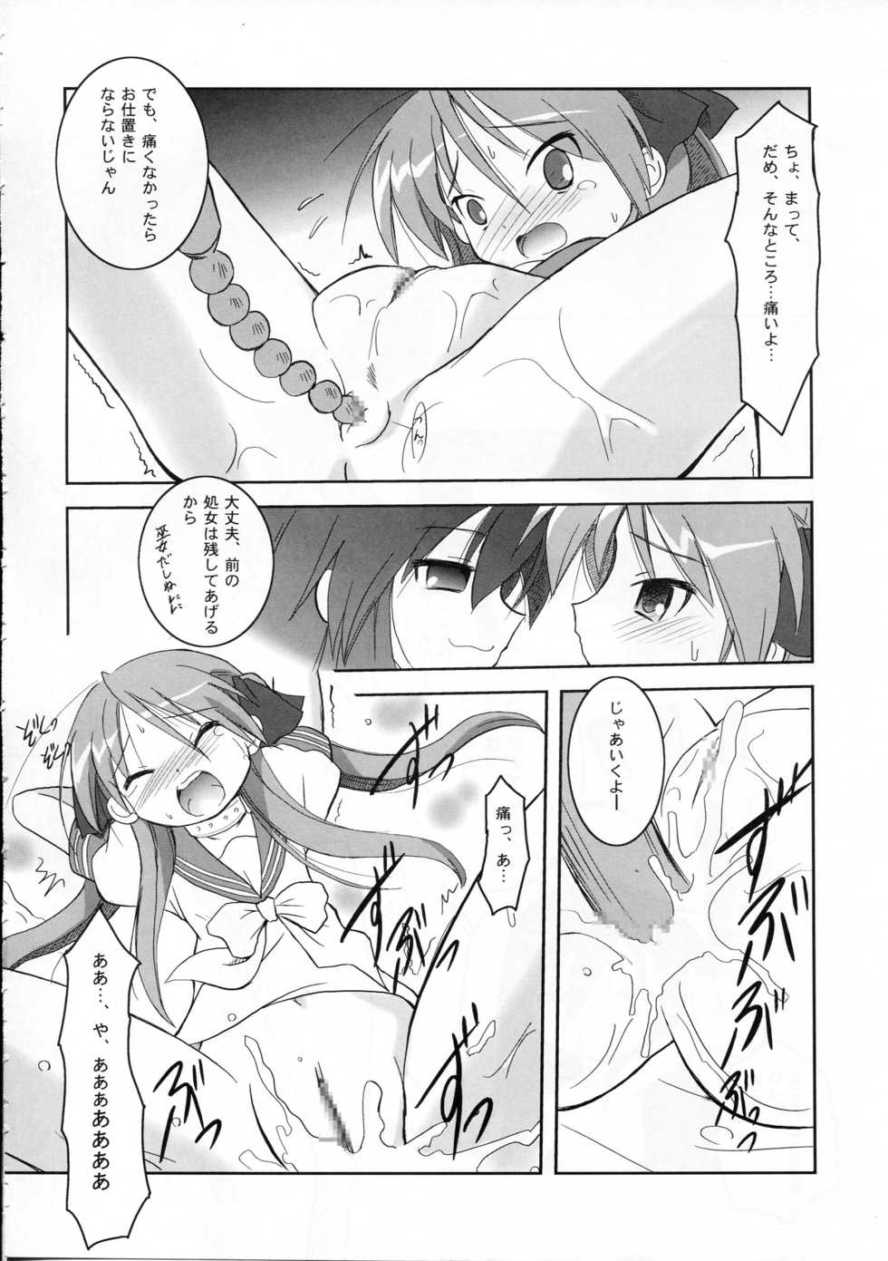 (ComiComi11) [Koutetsuryoku Kikaku (Taishinkokuoh Anton)] HK4 (Lucky Star) - Page 12