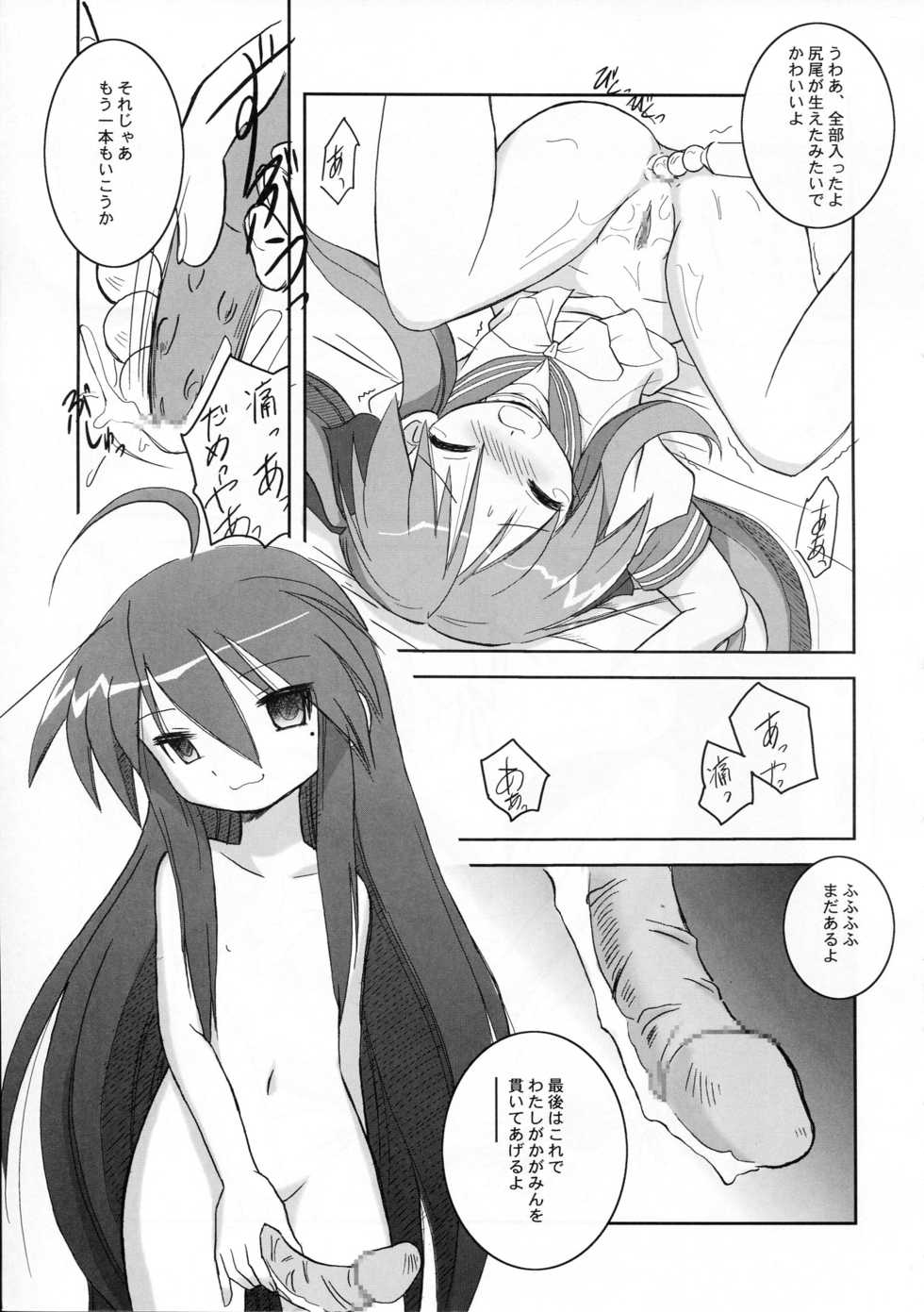 (ComiComi11) [Koutetsuryoku Kikaku (Taishinkokuoh Anton)] HK4 (Lucky Star) - Page 13