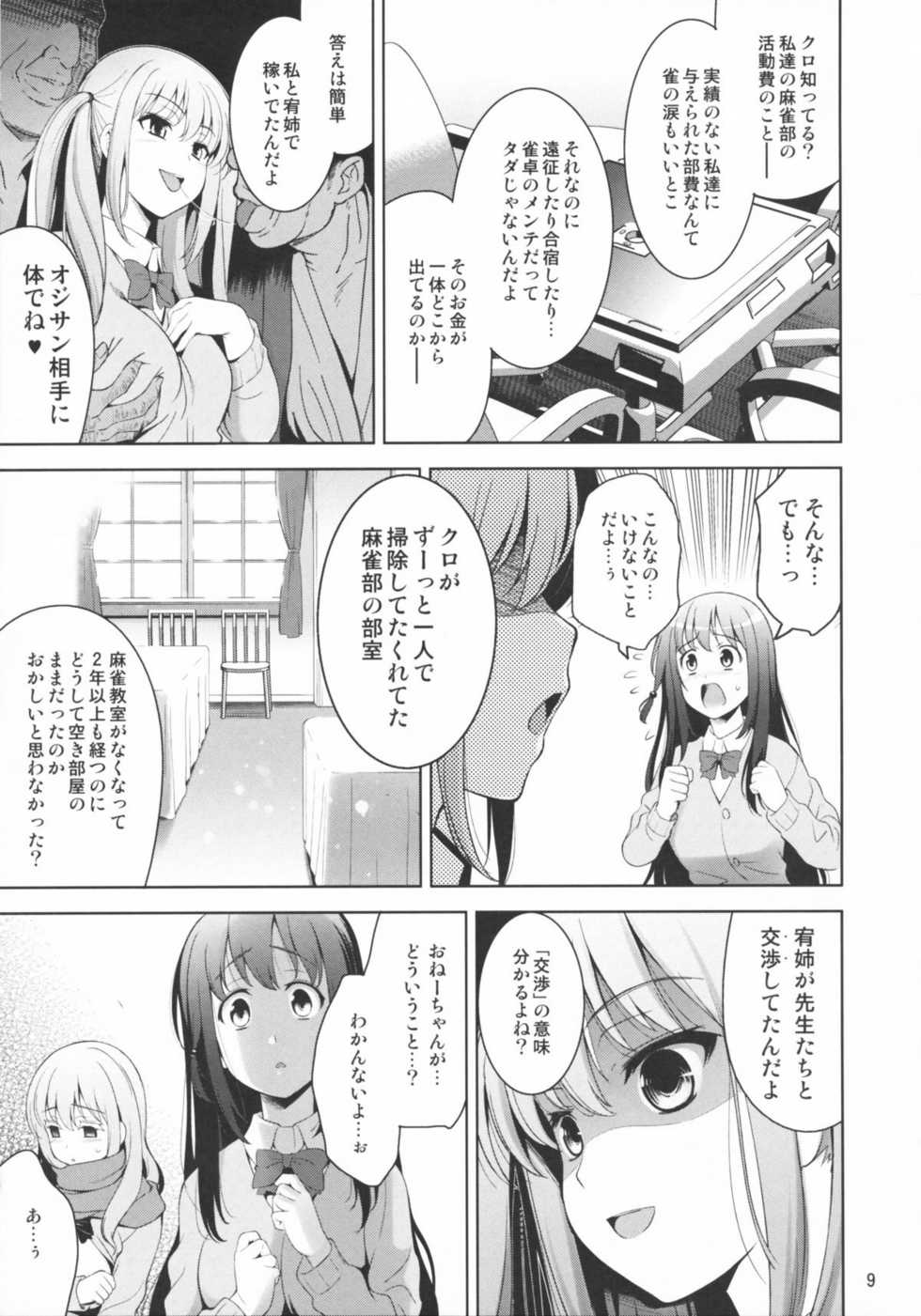(C82) [Goromenz (Yasui Riosuke)] Manganzenseki (Saki Achiga-hen) - Page 9