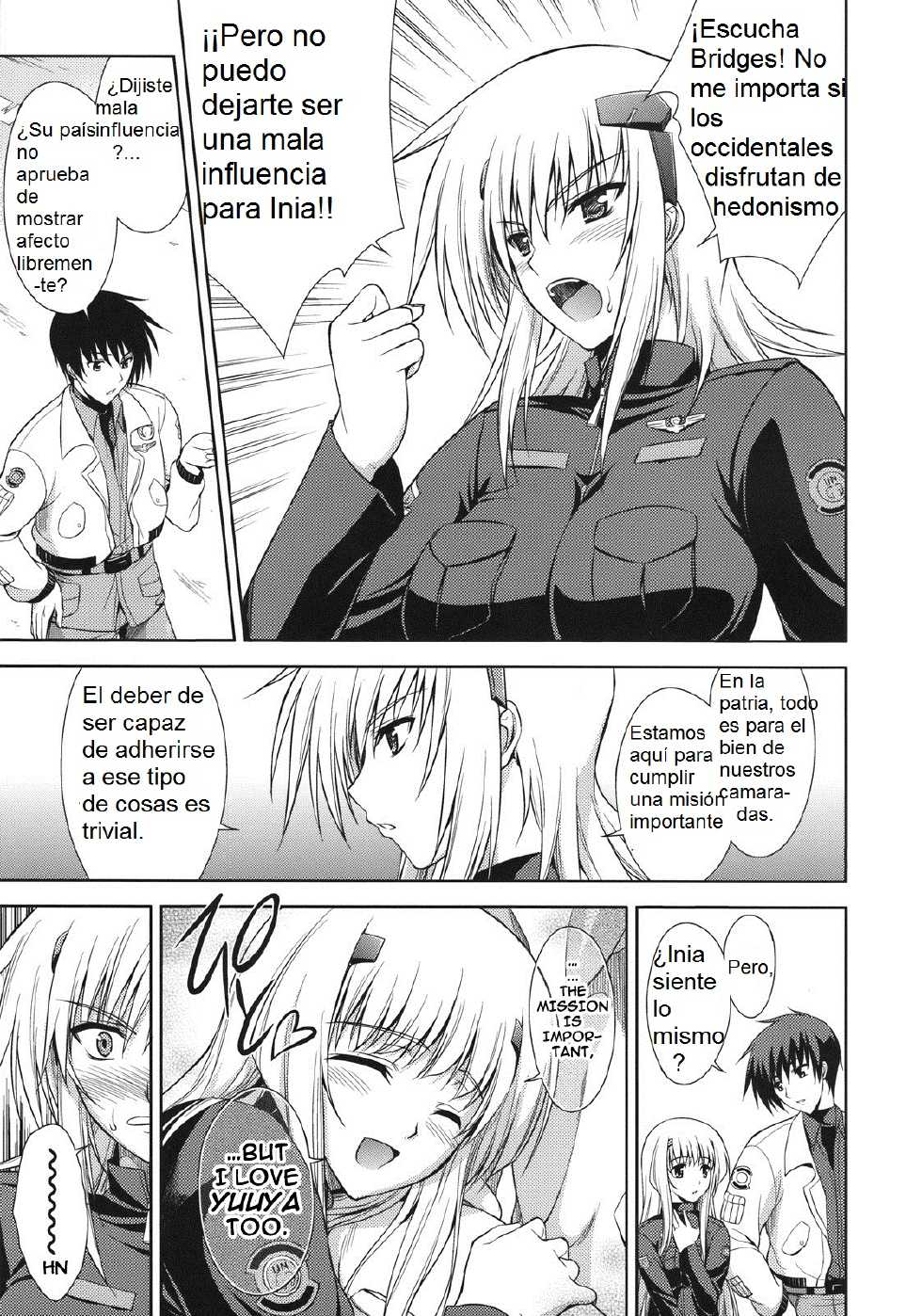 (C75) [Type-G (Ishigaki Takashi)] Scarlet Twin (Muv-Luv Alternative Total Eclipse) [Spanish] [Pesqu] - Page 6