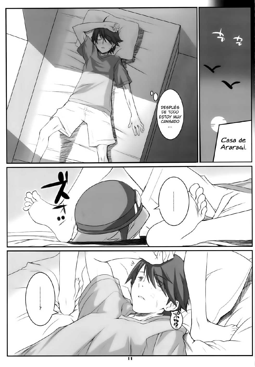 (C77) [Fountain's Square (Hagiya Masakage)] Eat' em Up (Bakemonogatari) [Spanish] - Page 10