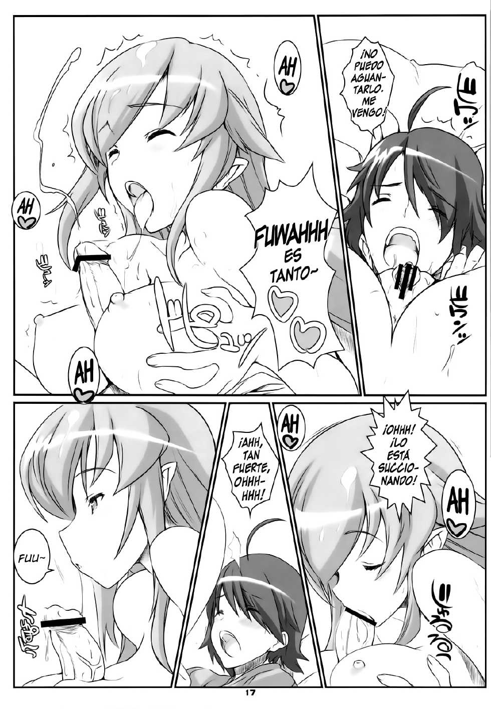 (C77) [Fountain's Square (Hagiya Masakage)] Eat' em Up (Bakemonogatari) [Spanish] - Page 16