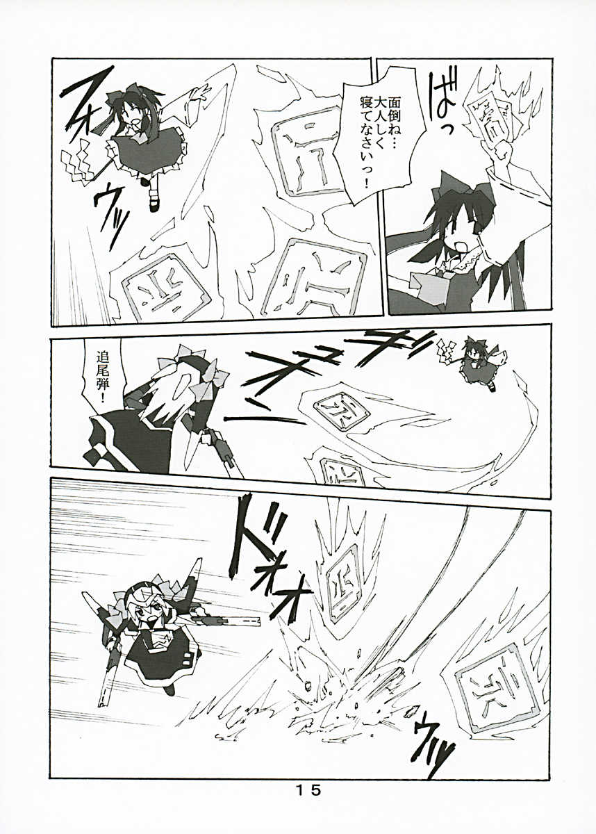 (C67) [Alte Notiz (Kugelschreiber)] Gensou no Sato no Ex-ICE (Touhou Project) - Page 14