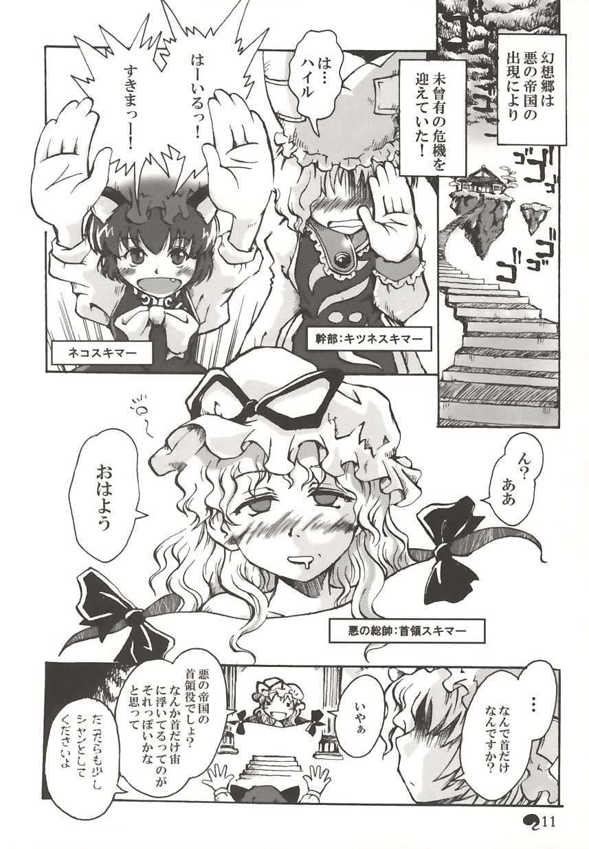 (C67) [Marionette Soukou Ryouhei (Satomura Kyo)] Ayashi no Saihate (Touhou Project) - Page 11