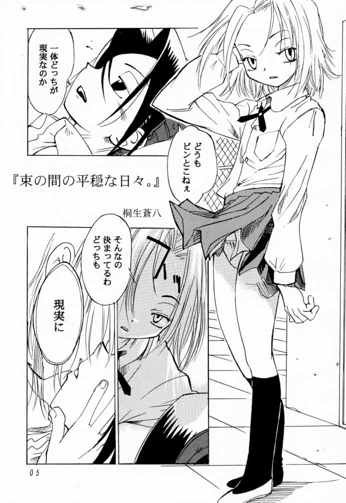 (CR27) [Tange Kentou Club (Various)] Shaman X Shaman remix (Shaman King) - Page 4