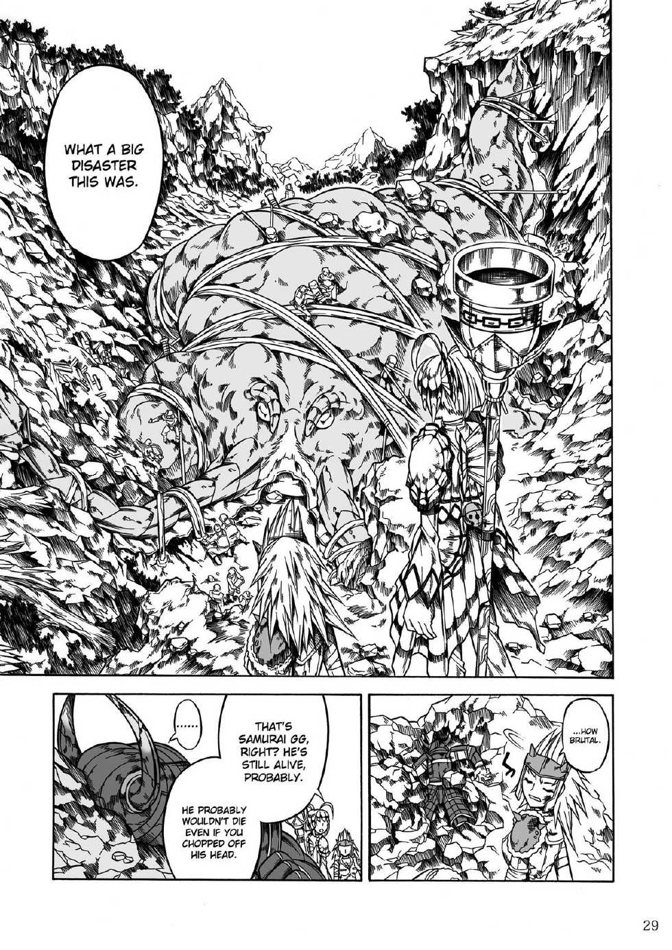 (C80) [Yokohama Junky (Makari Tohru)] Solo Hunter no Seitai 2 The third part (Monster Hunter) [English] - Page 29