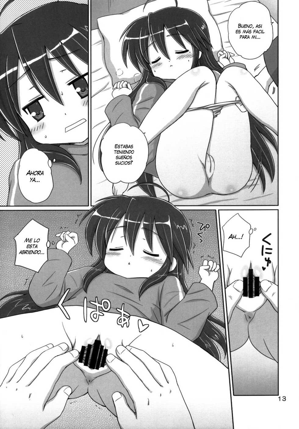(C75) [Nikopondo (Aoyama Reo)] Konata Flavor (Lucky Star) [Spanish] [LoliVault] - Page 12
