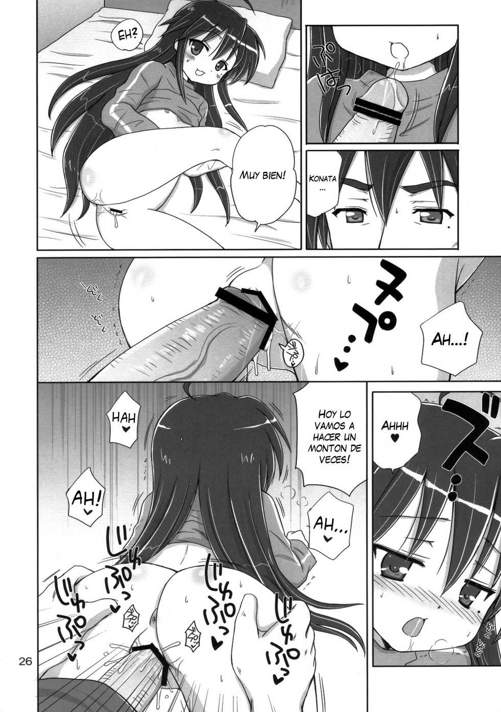 (C75) [Nikopondo (Aoyama Reo)] Konata Flavor (Lucky Star) [Spanish] [LoliVault] - Page 25