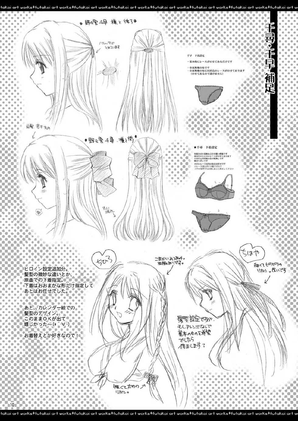 [P.S. (天櫻みとの)] ふたりでひとつの恋心原画集 - Page 9