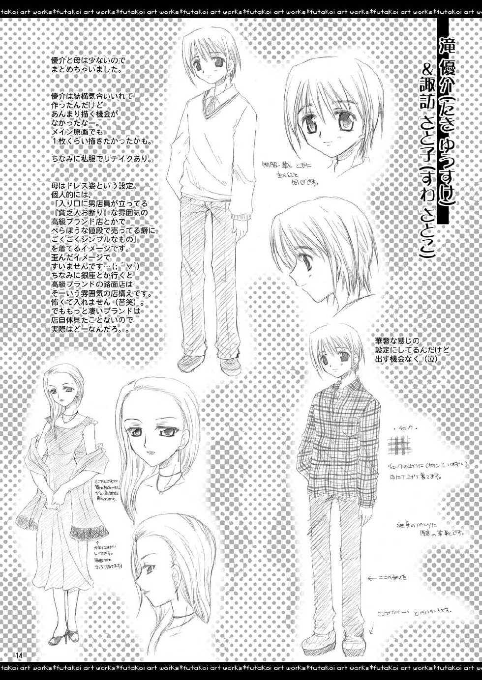 [P.S. (天櫻みとの)] ふたりでひとつの恋心原画集 - Page 13