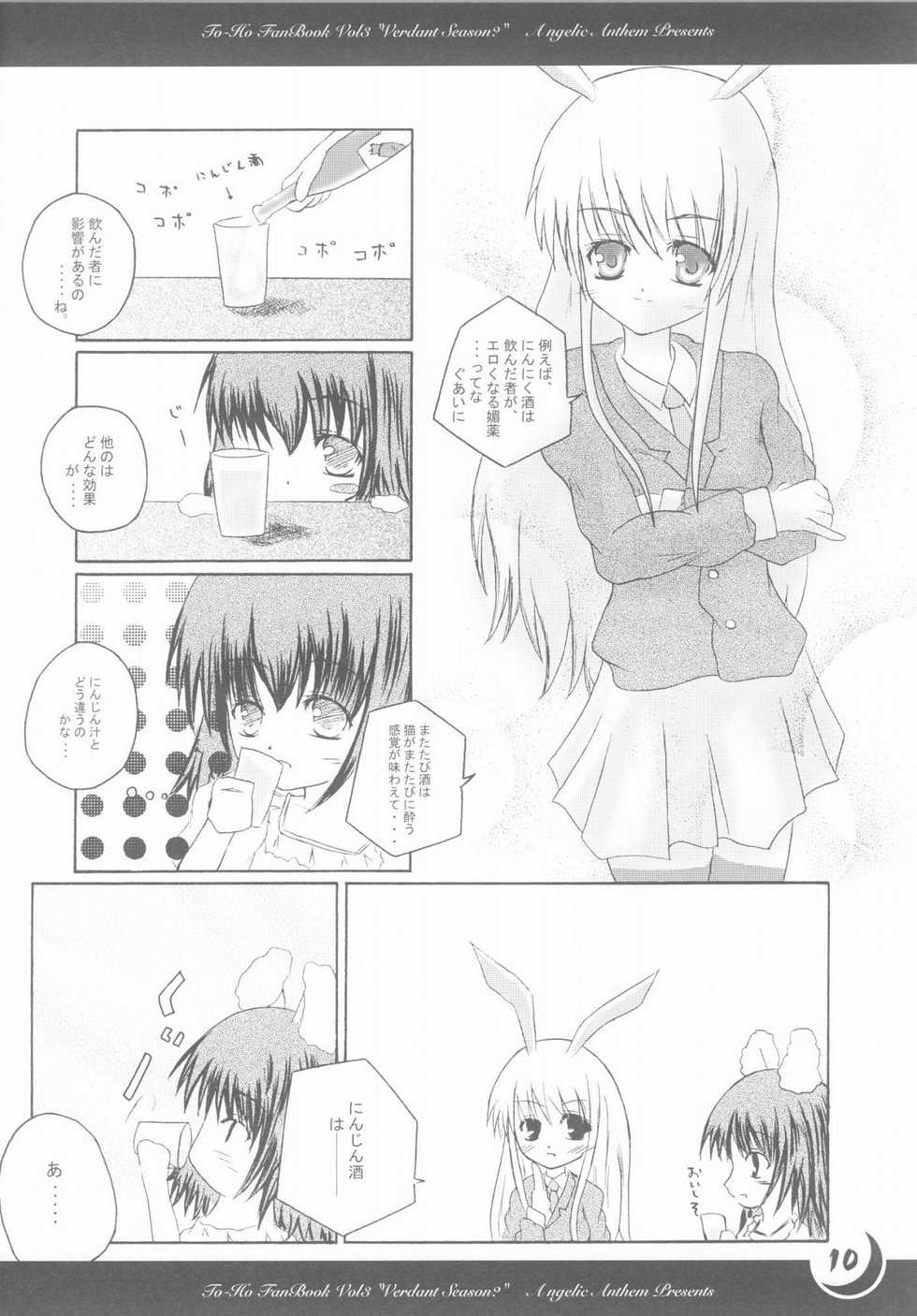 [Angelic Anthem] Verdant Season To-Ho Fanbook Vol.3 ( Touhou Project ) - Page 9