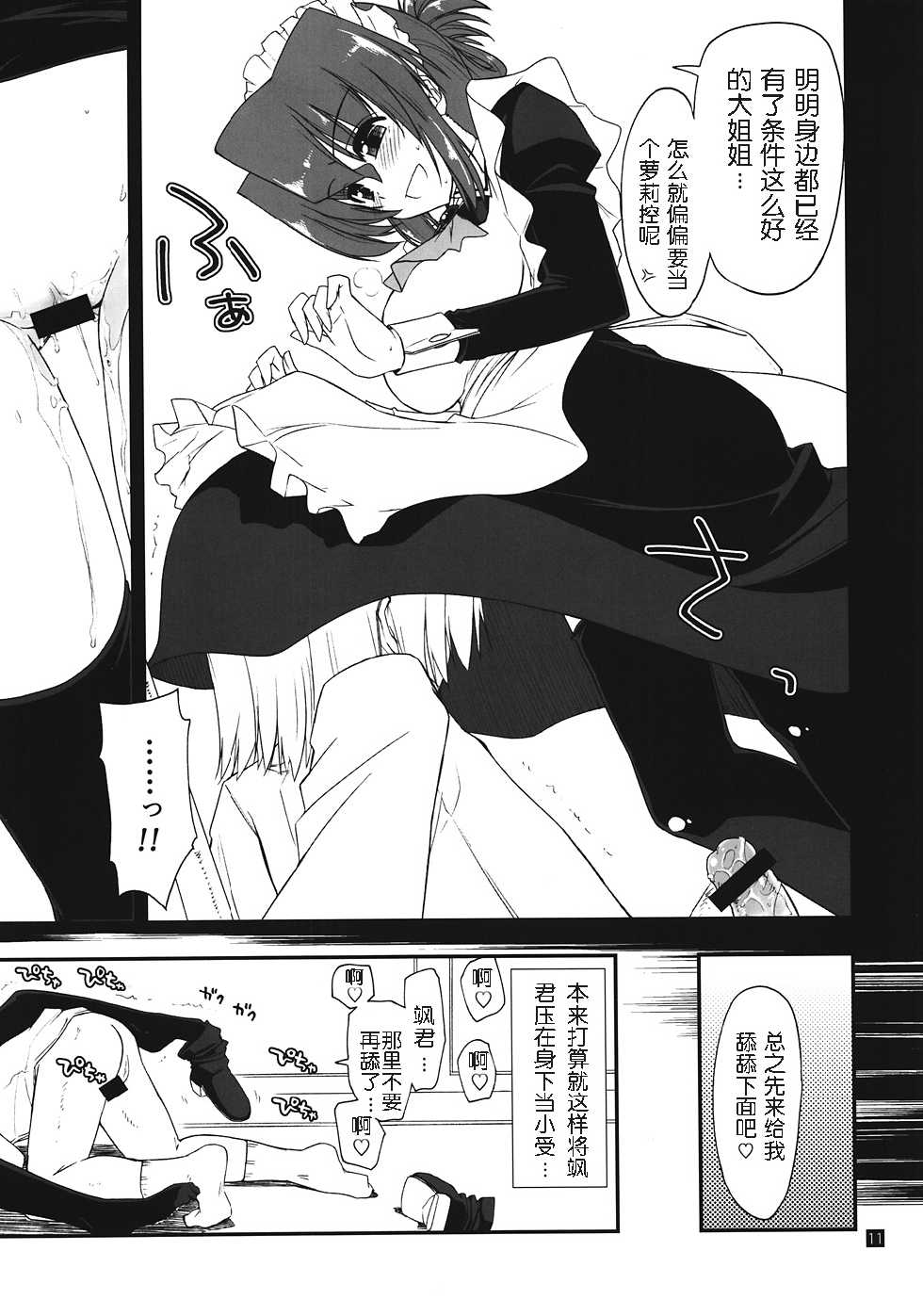 (C82) [Girigiri Nijiiro (Kamino Ryu-ya)] ShitsuTora All Stars (Hayate no Gotoku!) [Chinese] [wwy个人汉化] - Page 11