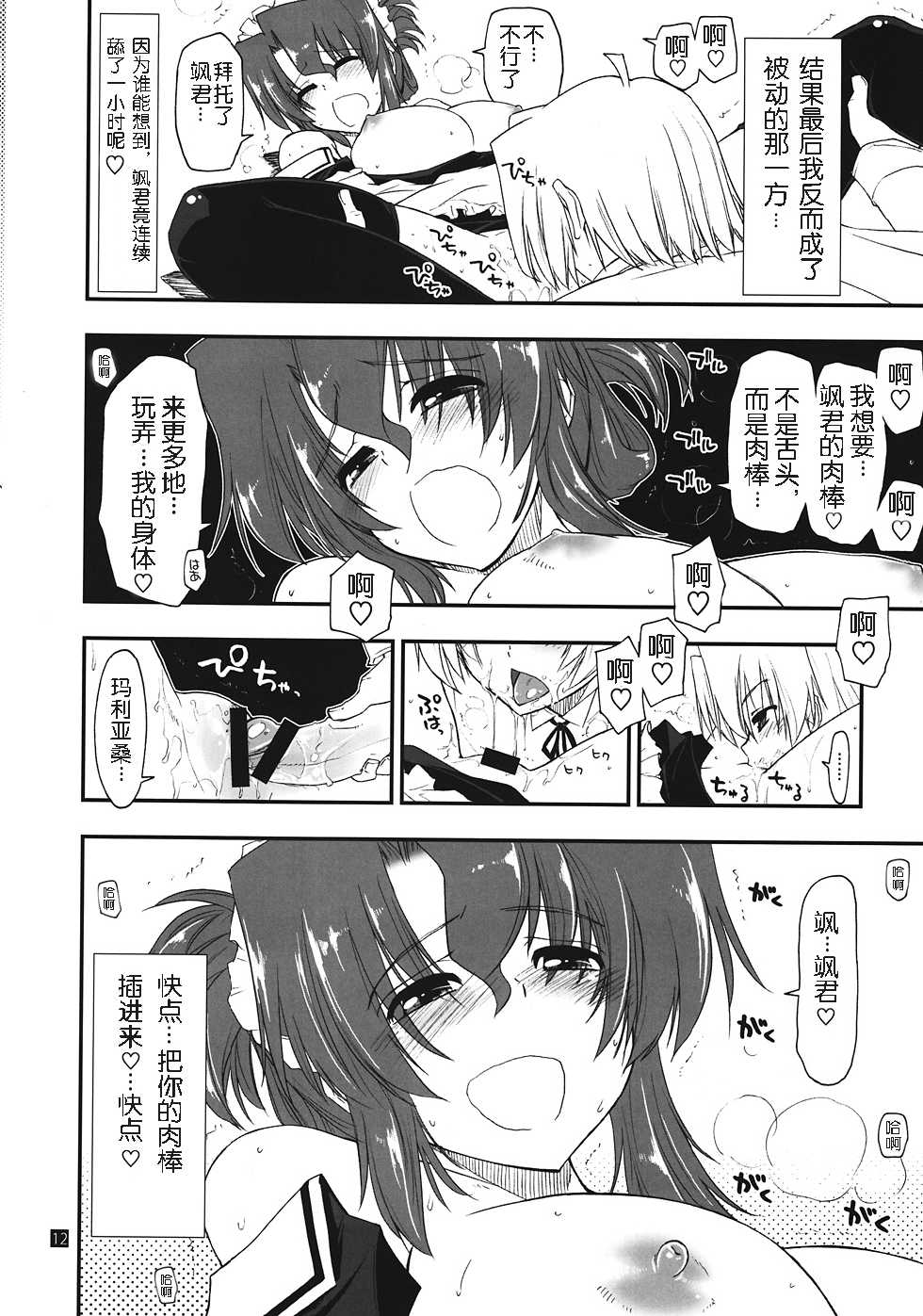 (C82) [Girigiri Nijiiro (Kamino Ryu-ya)] ShitsuTora All Stars (Hayate no Gotoku!) [Chinese] [wwy个人汉化] - Page 12