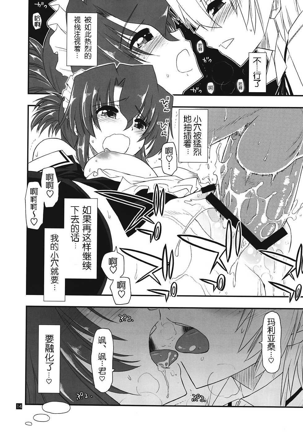 (C82) [Girigiri Nijiiro (Kamino Ryu-ya)] ShitsuTora All Stars (Hayate no Gotoku!) [Chinese] [wwy个人汉化] - Page 14