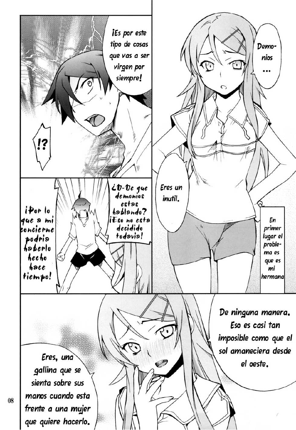 (C78) [P-FOREST (Hozumi Takashi)] Ore x Imouto Kouryaku Daisakusen!! (Ore no Imouto ga Konna ni Kawaii Wake ga Nai) [Spanish] [AngelPlayer Fansub] - Page 8