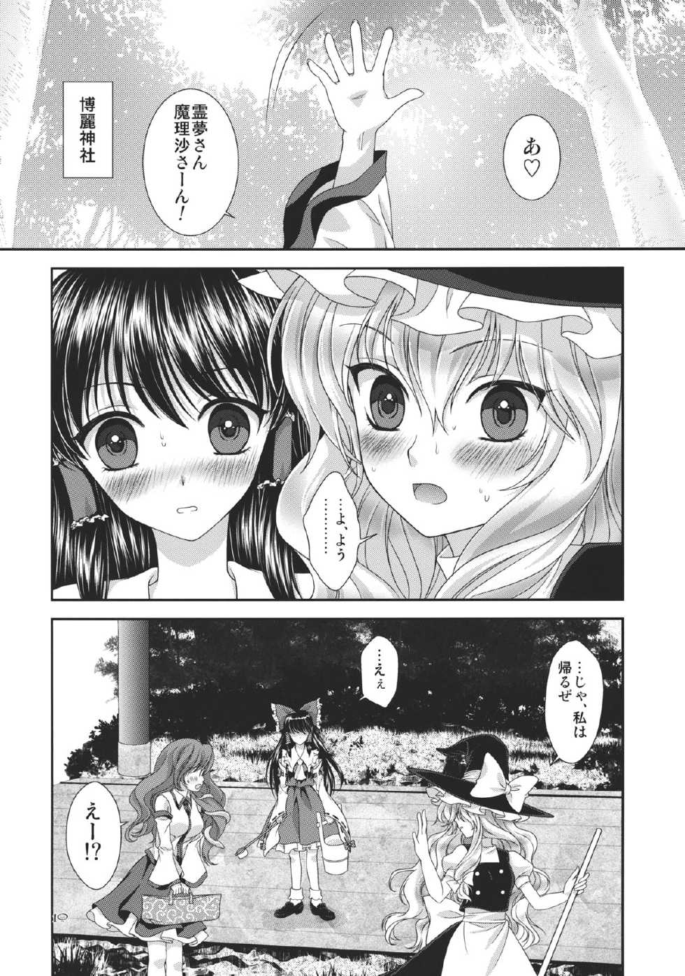 (C82) [Kinetoscope (Chourui, Yukarigawa Yumiya)] I no Naka no Kawazu Chuuhen (Touhou Project) - Page 10