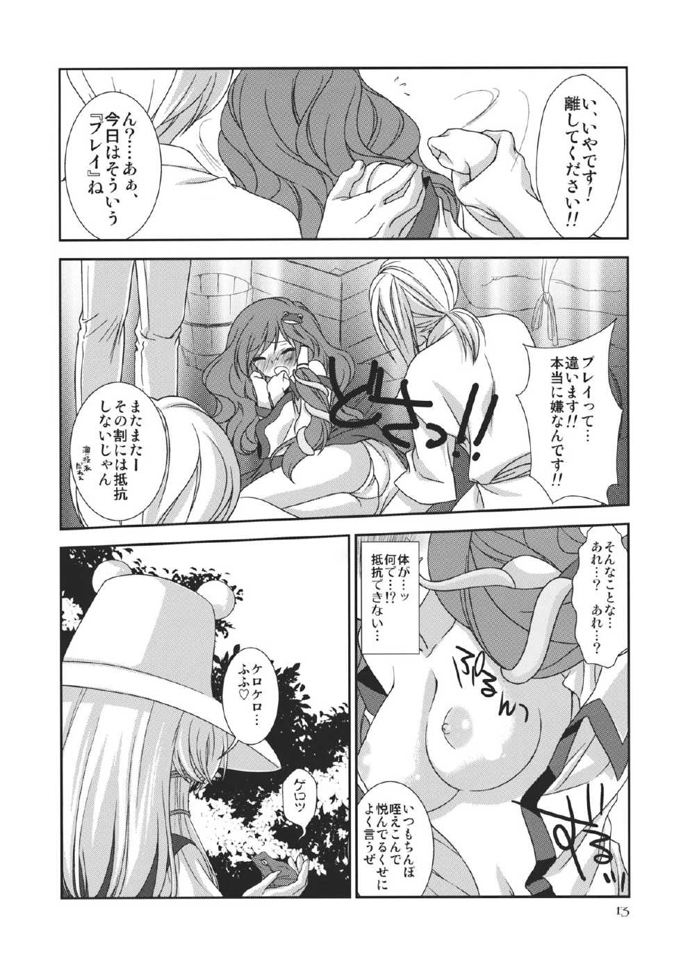 (C82) [Kinetoscope (Chourui, Yukarigawa Yumiya)] I no Naka no Kawazu Chuuhen (Touhou Project) - Page 13