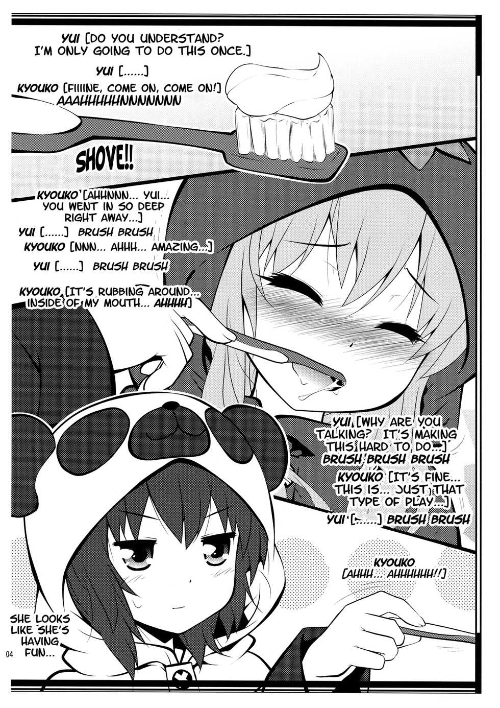 (C82) [Purimomo (Goyac)] Hamigaki Time Kanzenban | Tooth Brushing Time (YuruYuri) [English] [Yuri-ism] - Page 3
