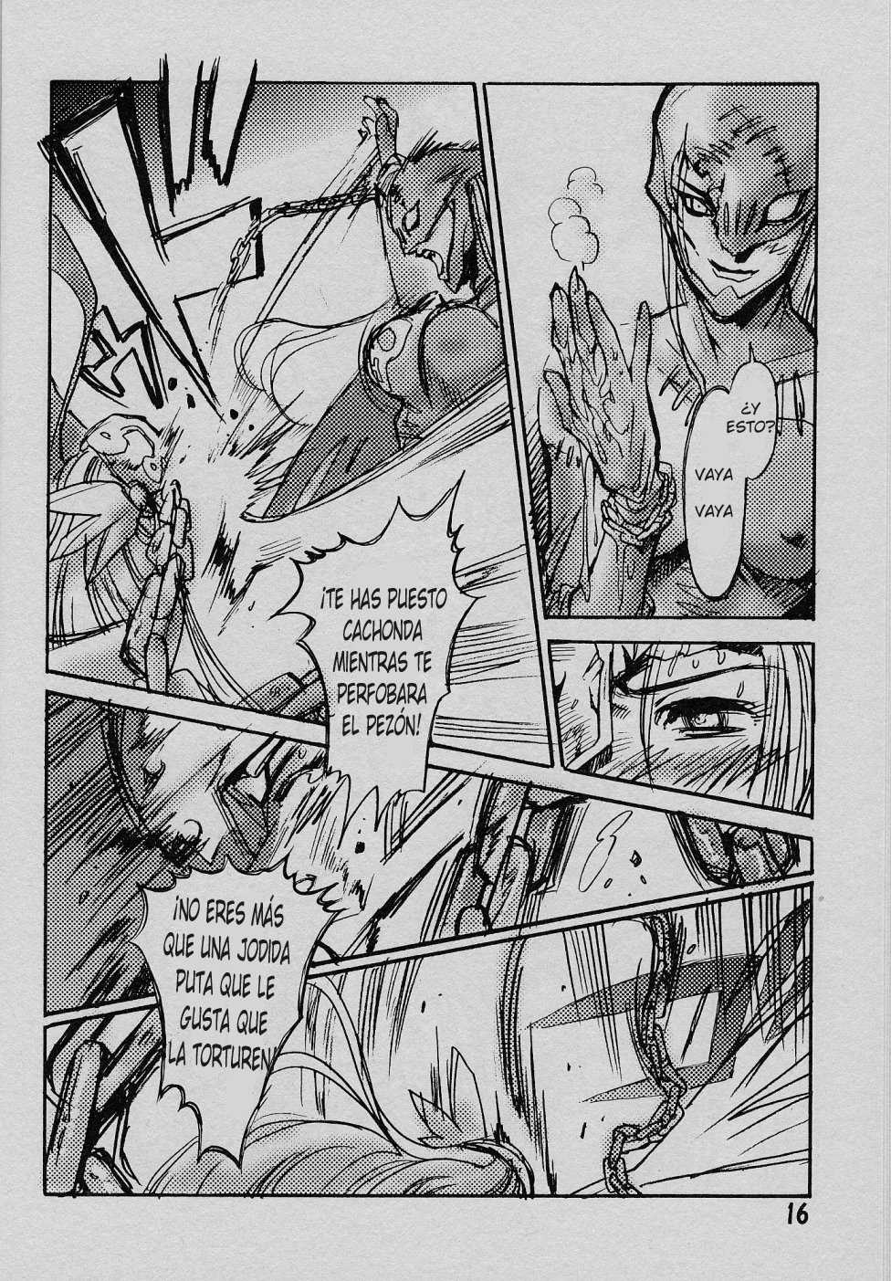 (C58) [Natsumoto Shoubou (Natsumoto Masato)] Ponchi Giga (Digimon) [Spanish] - Page 15