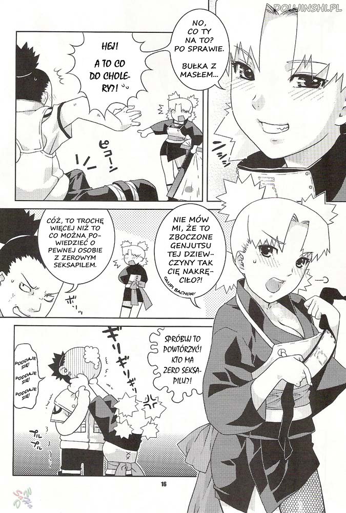 (C68) [NEKOMATAYA (Nekomata Naomi)] Nakisuna no Yoru | Night of Crying Sand (Naruto) [Polish] [doujinshi.pl] - Page 15