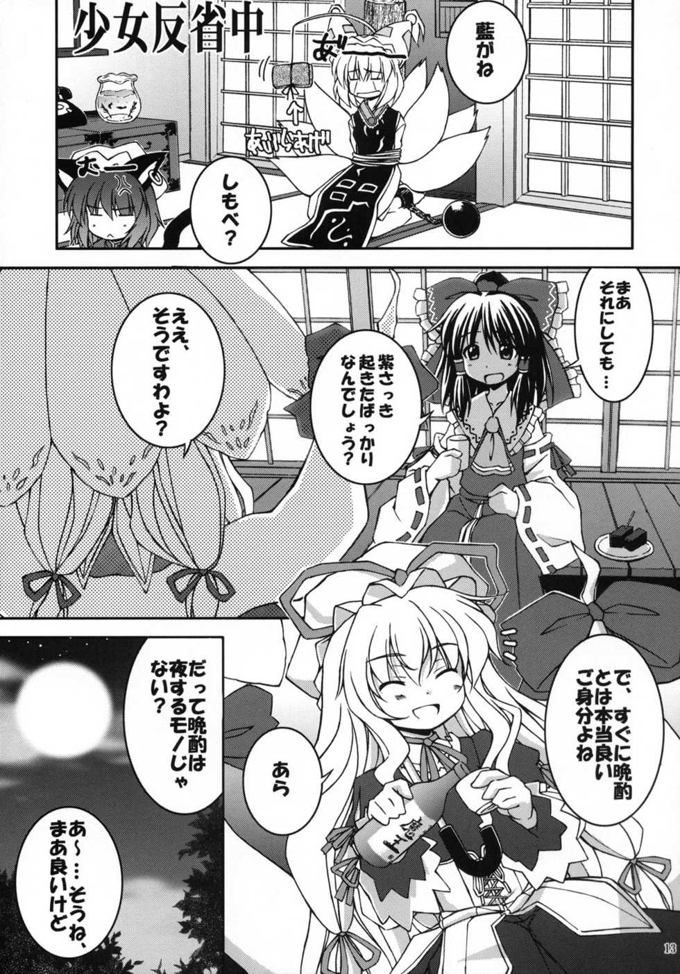 (C68) [Crash-House (Hirasaka Makoto)] Touhou Kisou-geki (Touhou Project) - Page 11