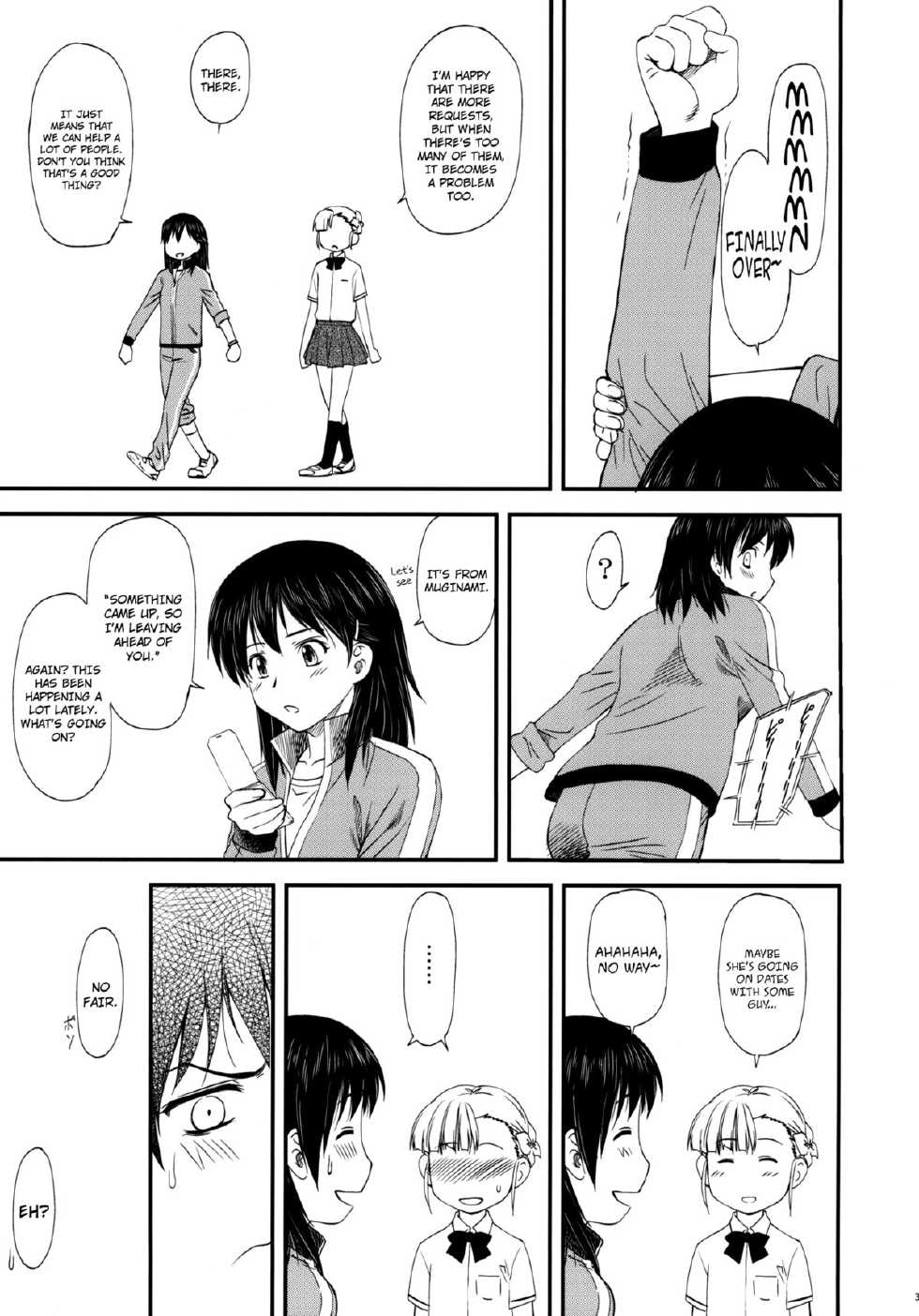 (C82) [Leaf Party (Nagare Ippon)] LeLe Pappa Vol. 21 - Mugyu Nami (Rinne no Lagrange, Working!!) [English] [biribiri + Afro] - Page 4
