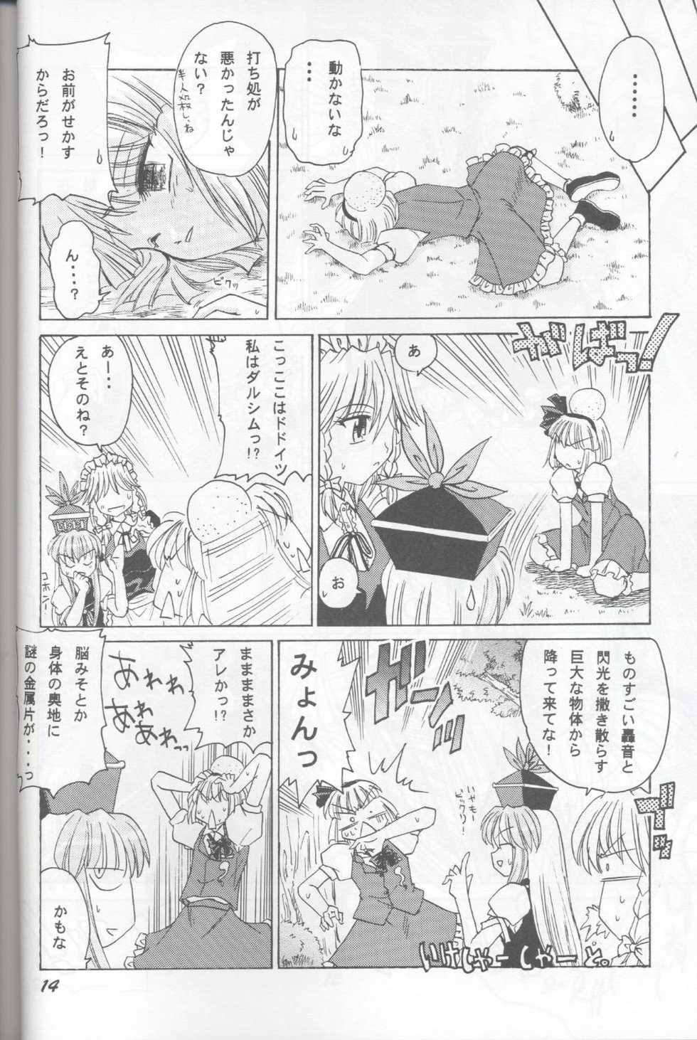 (C67) [Sougetsutei (Kisaragi Ryou)] Hanjuu Hanrei Soudouki (Touhou Project) - Page 14