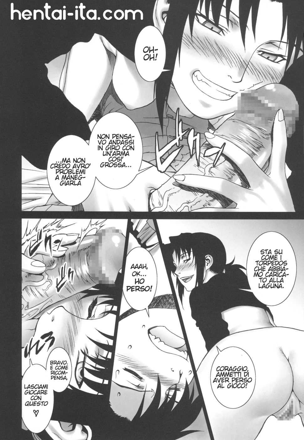 (C71) [Motchie Kingdom (Motchie)] Pink Lagoon 002 (Black Lagoon) [Italian] [Hentai-Ita] - Page 10