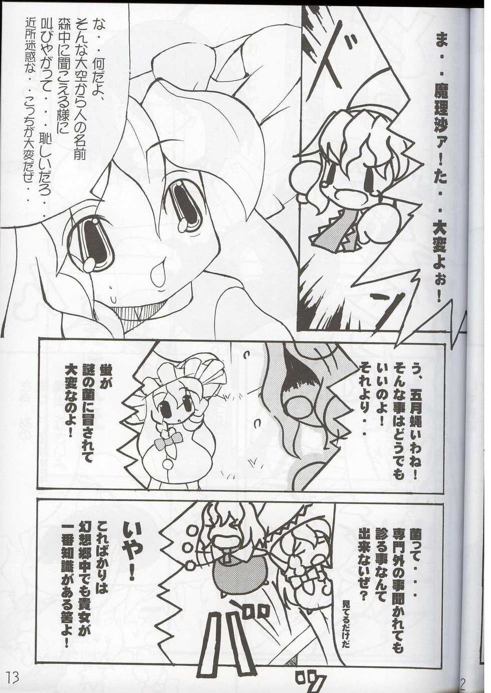 (C68) [F9999 (Mappa Kick)] Ugomeki (Touhou Project) - Page 12