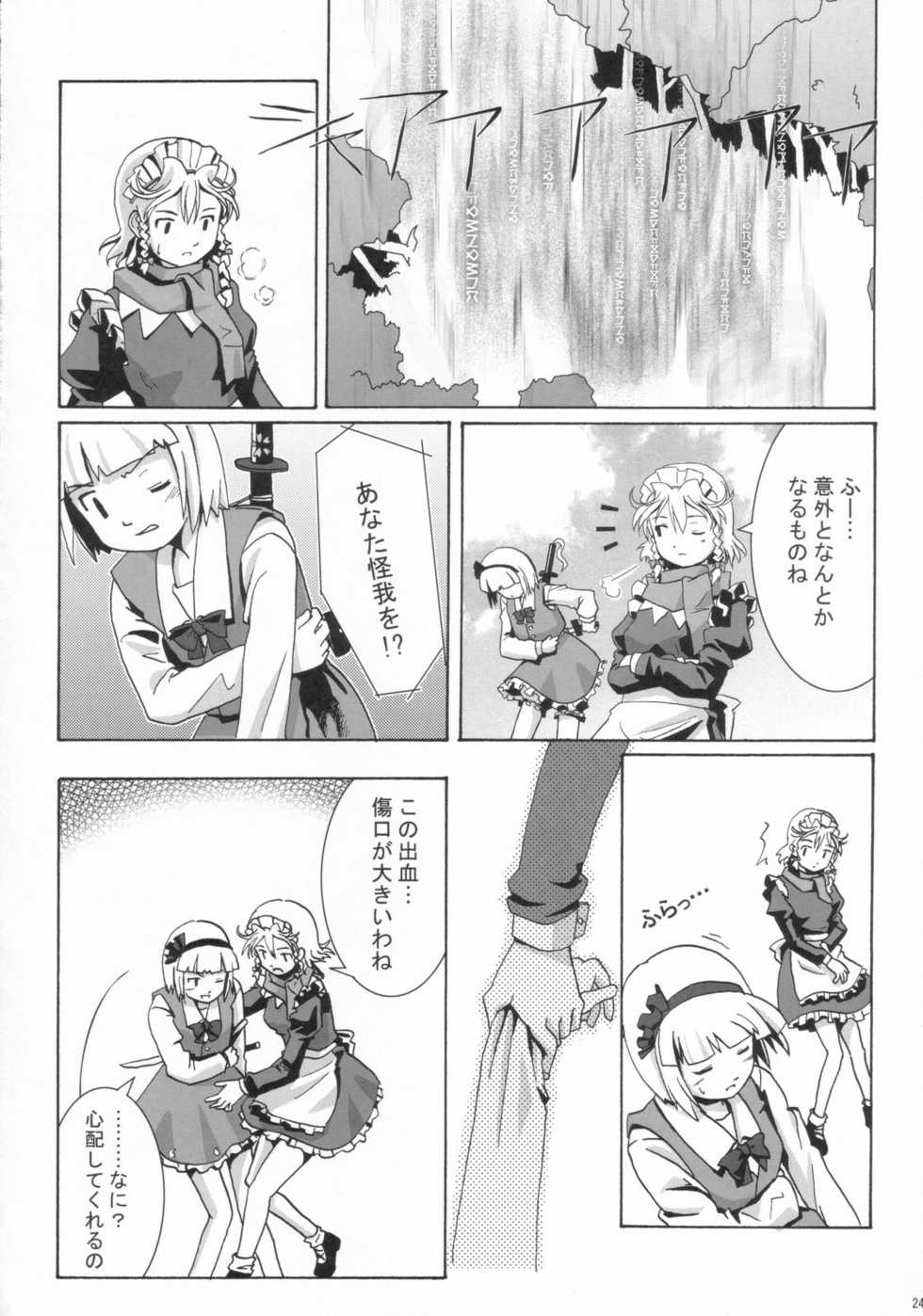 (C65) [Haniwa no Demise (Haniwa)] Saigyouji Teien Yakusairoku (Touhou Project) - Page 24