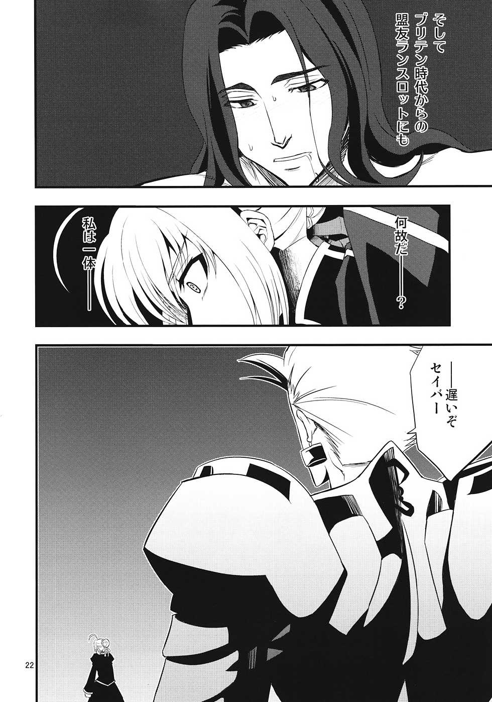 (C82) [SKUG (BUSHI)] Saber ni Chinko ga Haeru Hon (Fate/zero) - Page 20