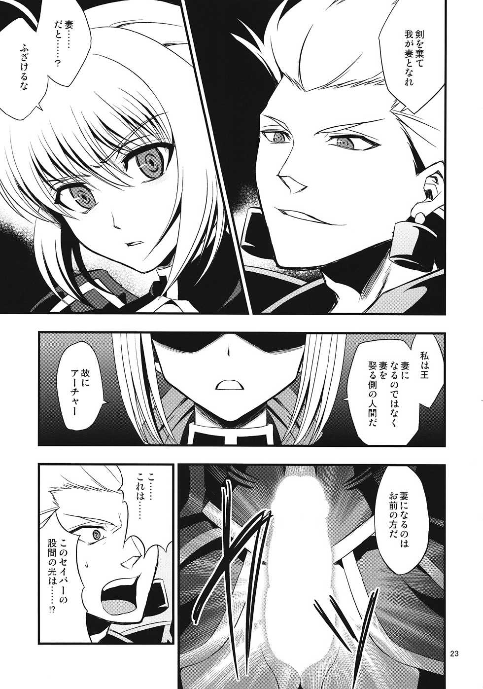 (C82) [SKUG (BUSHI)] Saber ni Chinko ga Haeru Hon (Fate/zero) - Page 21