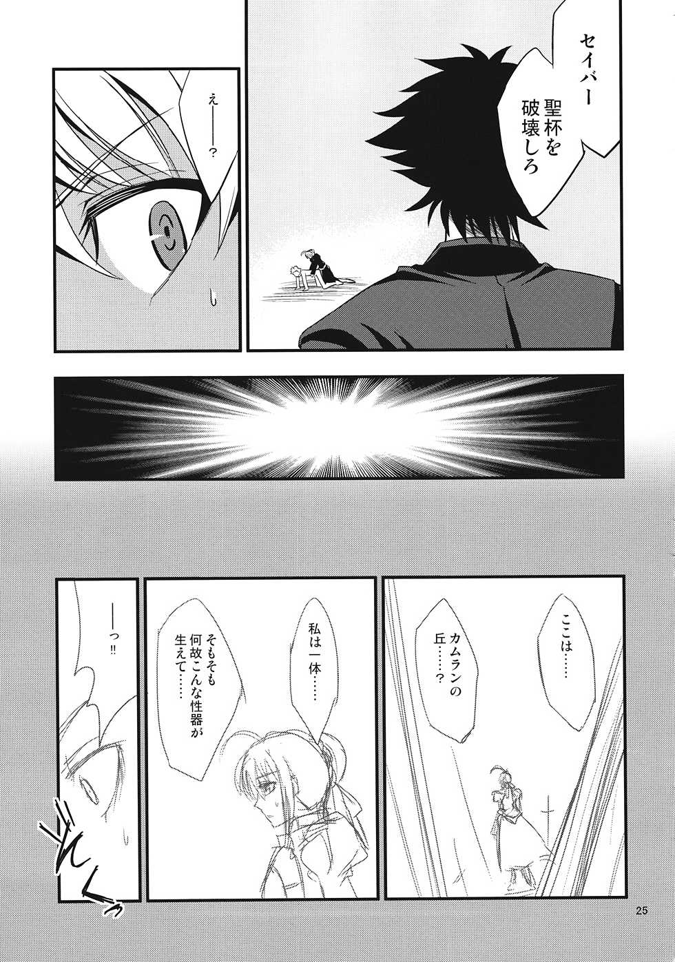 (C82) [SKUG (BUSHI)] Saber ni Chinko ga Haeru Hon (Fate/zero) - Page 23