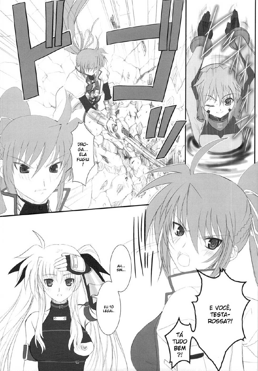 (C74) [Dieppe Factory (Alpine)] FATE FIRE WITH FIRE (Mahou Shoujo Lyrical Nanoha) [Portuguese] - Page 12