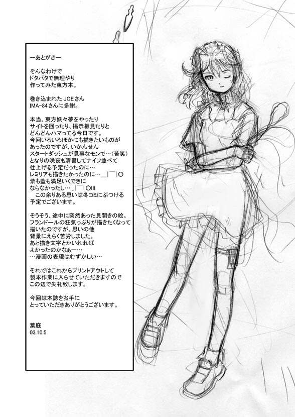 (CR34) [Haniwa no Demise (Haniwa, IMA-84, JOE)] Touhou Hen (Touhou Project) - Page 12