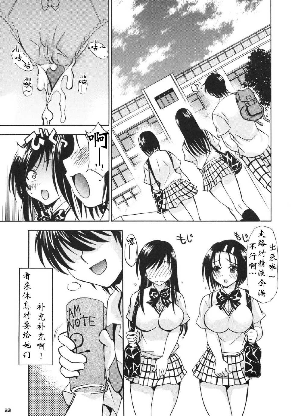 [Studio Wallaby (Nagisa Minami)] Troublekko ~Haruna & Yui~ (To LOVE-Ru) [Chinese] [肥艺个人汉化] - Page 32