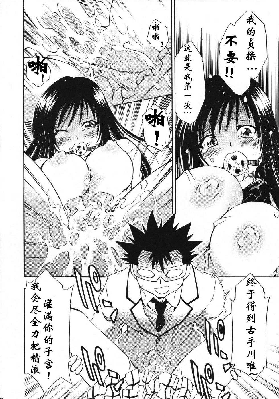 (COMIC1☆2) [Studio Wallaby (Nagisa Minami)] Troublekko ~Saki & Yui~ (To LOVE-Ru) [Chinese] [肥艺个人汉化] - Page 13