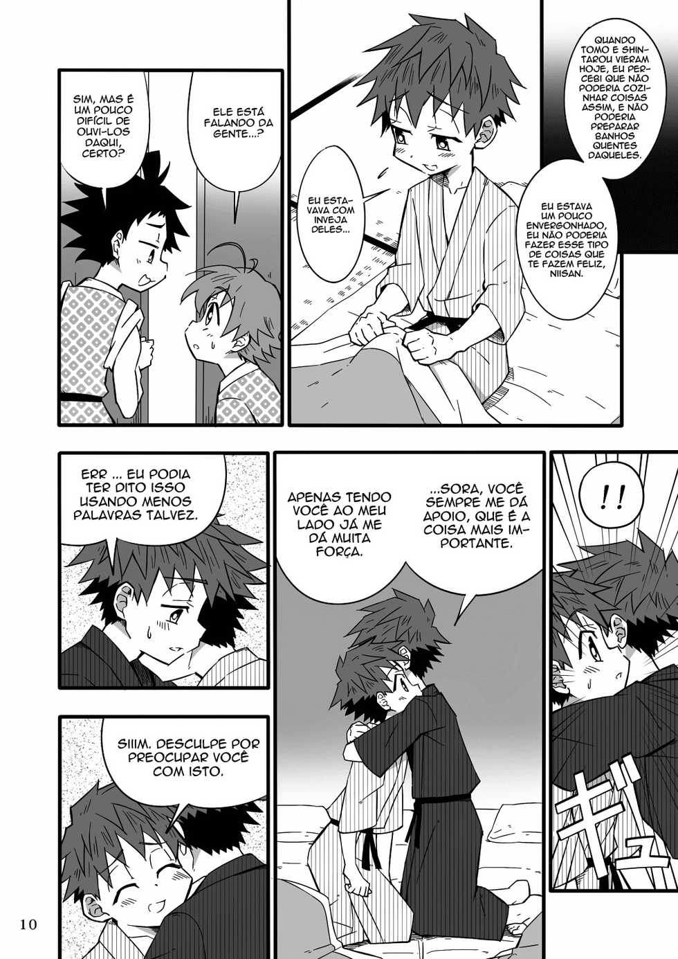 (C82) [Gymno (Kiriya)] School Boys! Futago Hen [Portuguese-BR] - Page 10