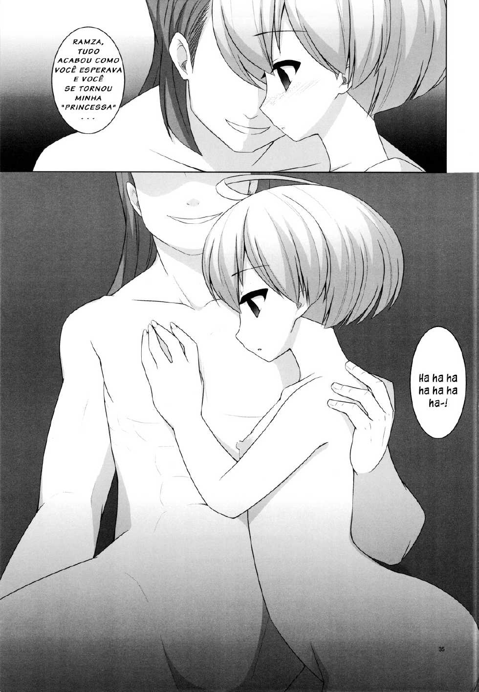 (Kiriyama Machi)] Ryoshuu | Captive (Final Fantasy Tactics) [Portuguese] - Page 36