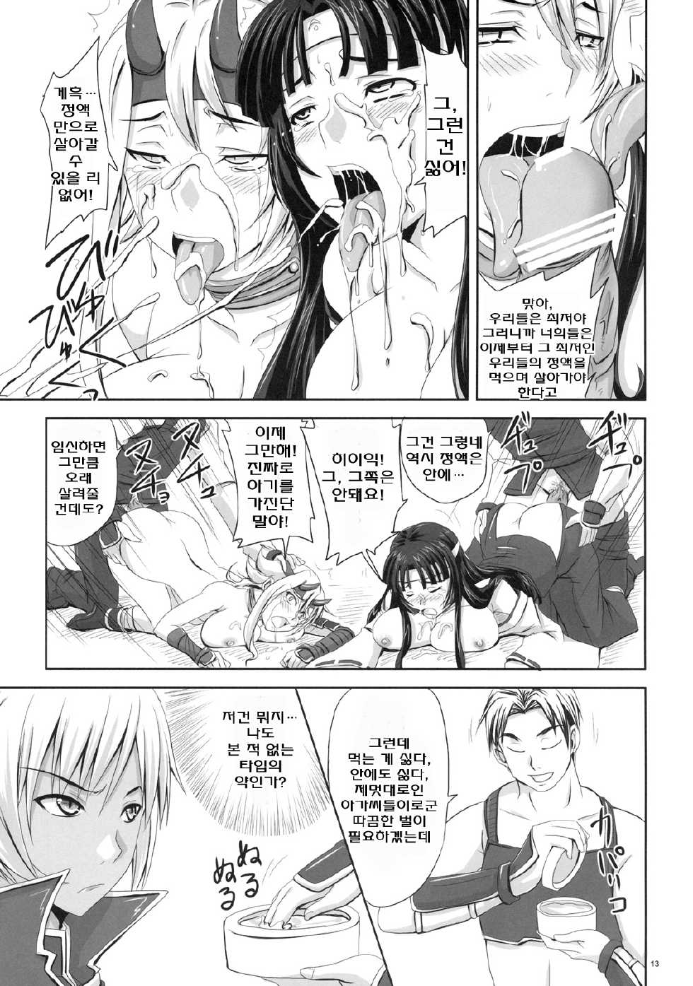 (SC45) [Nozarashi (Nozarashi Satoru)] Hyakka Seihou, Hyakka Ryouran (Queen's Blade) [Korean] [리치니스] - Page 12